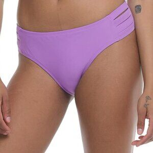 Nuevo Contempo Solid Full Coverage Bikini Bottom, New w Tag, Hygienic Liner, L